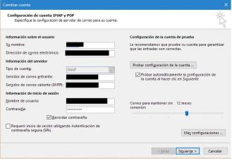 Outlook 2016 no sincronitza les carpetes IMAP